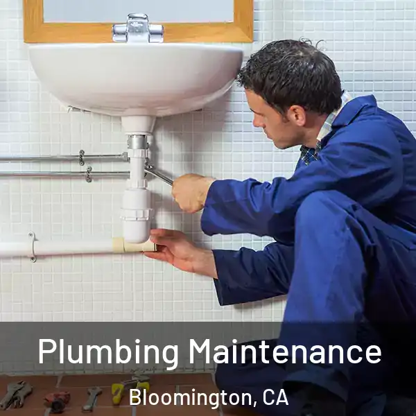  Plumbing Maintenance Bloomington, CA