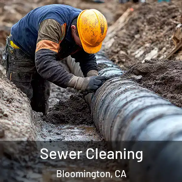  Sewer Cleaning Bloomington, CA