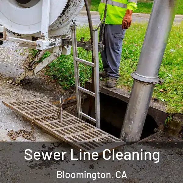  Sewer Line Cleaning Bloomington, CA